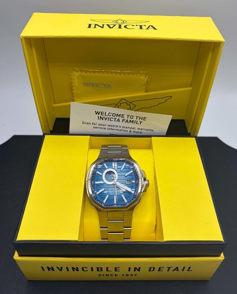 Invicta Reserve Objet D'Art Louvera Automatic Watch 45mm SPB JA-372466